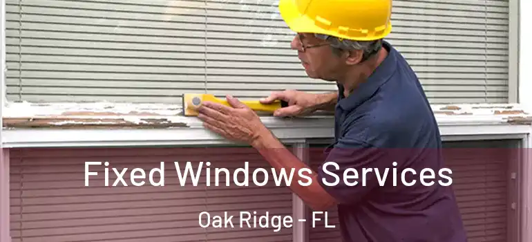  Fixed Windows Services Oak Ridge - FL