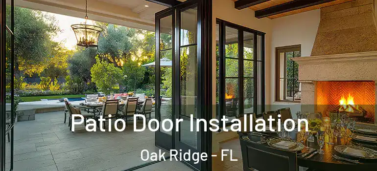  Patio Door Installation Oak Ridge - FL